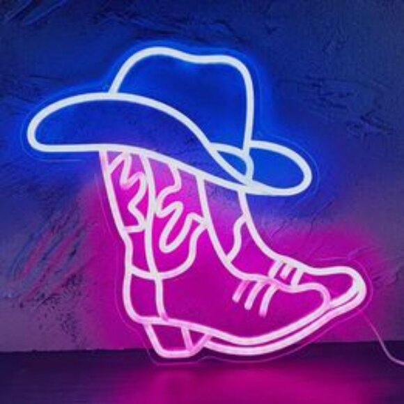 HAT ON BOOYS NEON LED SIGN - Picture 7 of 7